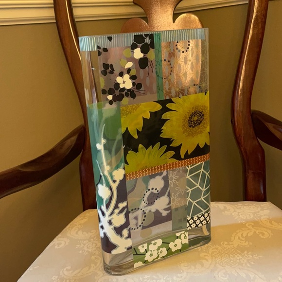 Fringe Studio Accents Vintage Fringe Studio Papyrus Glass Sunflower